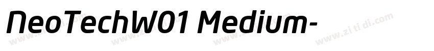 NeoTechW01 Medium字体转换